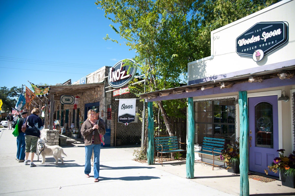 The Wimberley Square in the Heart of the Texas Hill Country